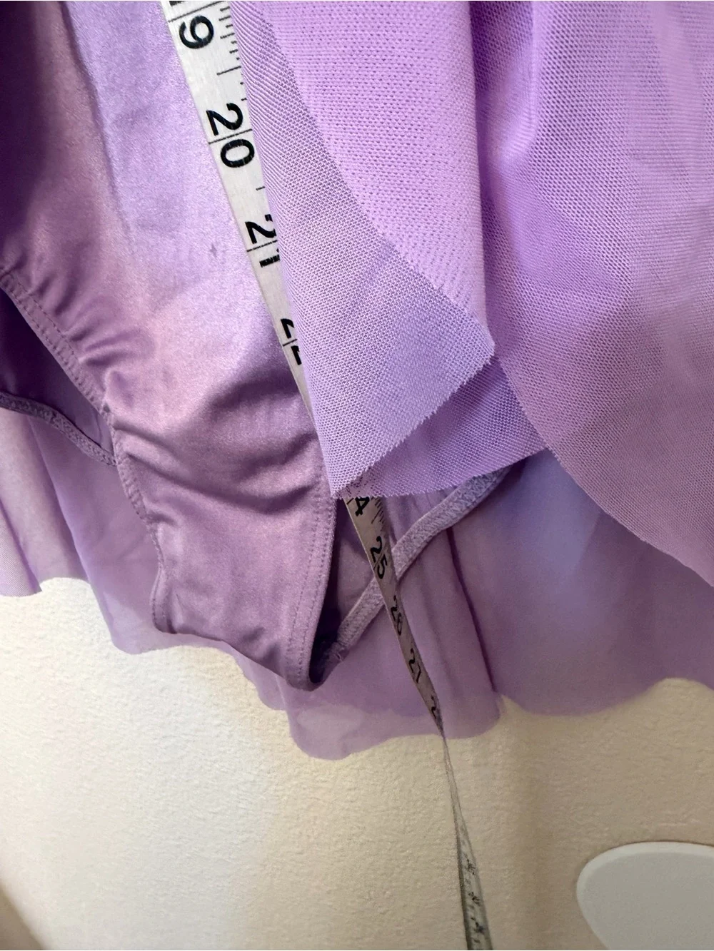 WEISSMAN solo Dance Costume lavender velvet rhinestone custom 17684 SA